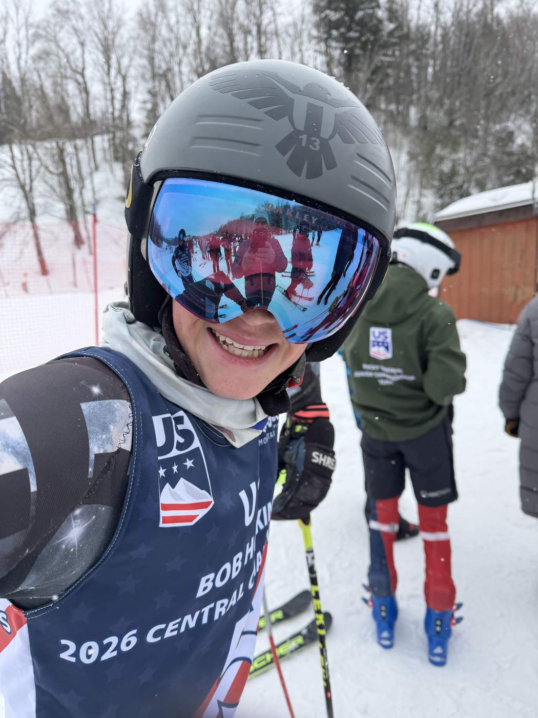 An Alpine Program racer at the start